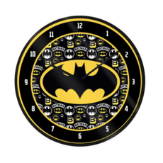 Batman 蝙蝠俠 LOGO 牆壁時鐘 25x25x4公分