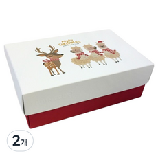BUNTBOX 선물상자 L, 루돌프, 2개