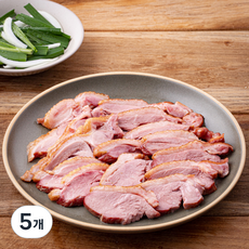 셀덕 맛있는 오리훈제 슬라이스, 600g, 5개