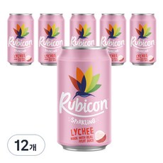RUBICON 荔枝汽水, 330ml, 12個