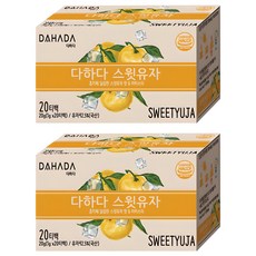 다하다 스윗 유자, 1g, 20개입, 2개