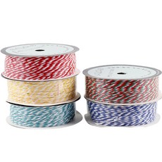 Uniart 17500 麻繩5種套組, 1套, 紅色, 黃色, 綠色, 藍色, 紅色 + 綠色