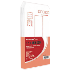 南冠 15K標準信封 100x225mm, 白色, 50個