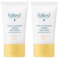 그린핑거포레스트 귤타민 비타토닝 톤업 선크림 SPF50+ PA++++, 2개, 50ml