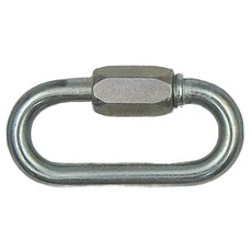 Rock empire 梅隆鎖，鋼材質，8mm，長軸強度35kN，短軸強度10kN, 1個, Silver