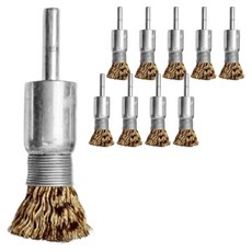 월드크린 녹제거 베이비 브러쉬 철 22mm, 10개