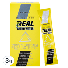 코오롱제약 NEW 리얼 아미노 워터 레몬 10p, 3개, 70g
