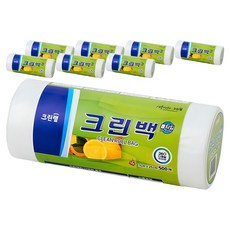 크린랩 롤백 17cm x 25cm, 미니(XS), 500개입, 8개