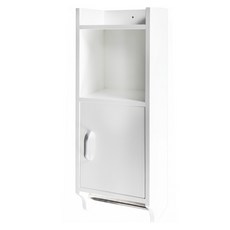 Cassido 卡司多 精緻防水吊櫃 304不鏽鋼鉸鍊 100%PVC發泡板, 白色