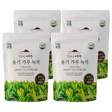 Danongwon清潔濟州有機粉末綠茶, 200g, 1包, 4包