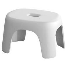 bebehome 清新簡約風加厚家用小凳子 大款, 35x27x25公分 PP材質, 淺灰白, 1個