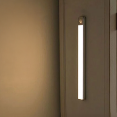 高階版三色溫無極調光USB充電磁吸式無線超薄LED感應燈, 60cm, 1組