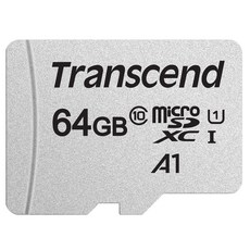 Transcend 創見 Micro SD 記憶卡 TS64GUSD300S, 64GB