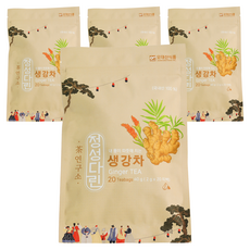정성다린 생강차, 2g, 20개입, 4개