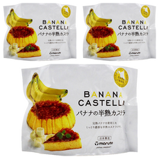 maruto 丸多 香蕉半熟蛋糕, 165g, 3包