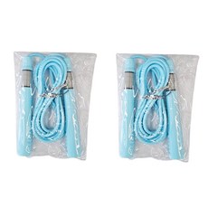 The해피앤 길이조절 줄꼬임방지 줄넘기, 블루, 2개