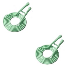 The Happy N 超輕量長度可調家庭跳繩, 2個, 綠色