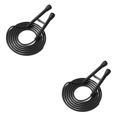 The Happy N 超輕量長度可調家庭跳繩, 2個, 黑色