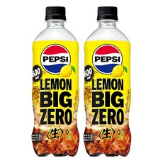 百事食品 Big 生可樂 檸檬風味, 600ml, 2個