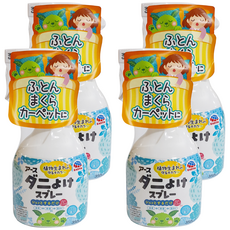 EARTH 地球製藥 布製品驅蟎噴霧,適用於衣櫥/地毯/沙發/棉被/枕頭/床鋪, 350ml, 4瓶