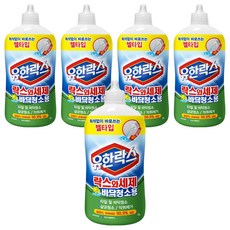 유한락스 멀티액션 락스와세제 바닥청소용, 1L, 5개