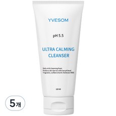 입솜 비건 약산성 pH5.5 울트라 카밍 클렌저, 5개, 120ml