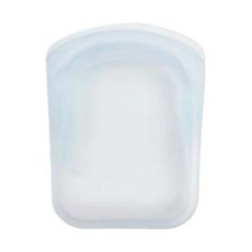 Stasher 口袋矽膠密封袋 雲霧白、湖水藍, 8.89 x 11.43 x 2.54cm, 2個裝, 1組