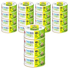 오뚜기 가벼운 더마일드 참치, 135g, 20개