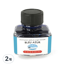 제이허빈 만년필 칼라잉크 30ml, 브레아뉘르/라이트터키옥색 12, 2개