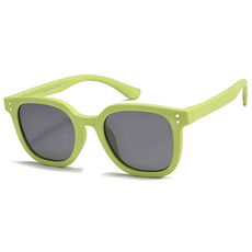 ALEGANT 兒童款 時尚穿輕量彈性方框UV400偏光墨鏡