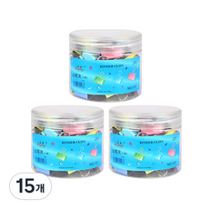블루마토 더블클립 NO 107-A, 19mm, 40개, 15개