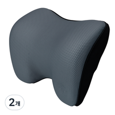 7Do 記憶棉頸枕, 灰色, 2個