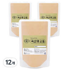산촌마을 국산 콩고물, 100g, 12개