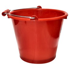 震嶸塑膠 強力水桶 D30*H25 (cm) 台灣製造, 1個, 紅色