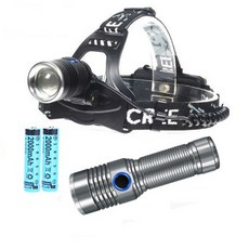 LEDLAB GL 2in1 손전등겸용 줌랜턴 + 충전지 2p, 1세트