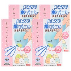 targa 入浴劑 附水槍小公仔 碳酸入浴劑套裝 內含玩具 6歲以上適用, 75g, 4盒