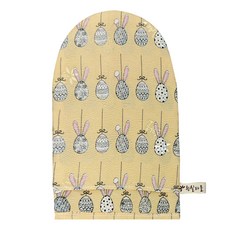 黃絲毛巾夢想的雞蛋人造絲搓澡手套型, 混色, 1個裝, 1入