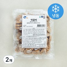 하늘푸드 떡갈비 (냉동), 1kg, 2개