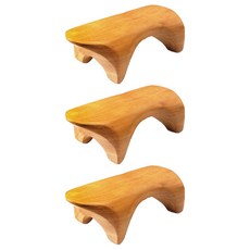 玫瑰木指壓刮痧板, 3個, 單一顏色