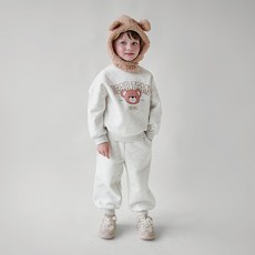 WALTONKIDS 兒童All Day熊刷毛上下套裝