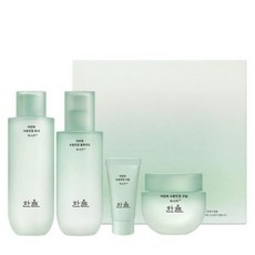 한율 어린쑥 수분진정 크림 55ml + 토너 150ml + 플루이드 125ml, 1세트