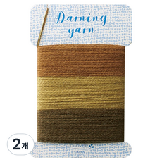 Clover 可樂牌 Clover 補綴線, 2個, 棕色 57-217