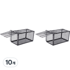 바라망스 가정용 철망 트랩 포획 쥐덫 소, 10개, 1개입