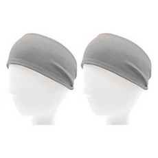 피어니스트 요가 런닝 운동 헤어밴드, 라이트그레이, 2개