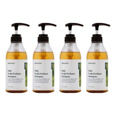 미구하라 데일리 스칼프 퍼퓸샴푸 꽃향, 500ml, 4개
