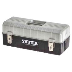 SHUTER 樹德 雙層工具箱 TB-402 專業用 附2層分類層 金屬扣環, 440 x 207 x 170mm, 1個