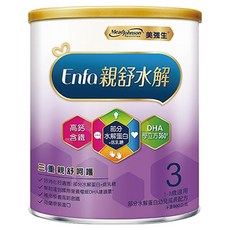 Mead Johnson 美強生 親舒部分水解3號蛋白幼兒成長配方奶粉, 高鈣含鐵, DHA, 1-3歲適用, 800g, 1罐