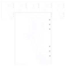 gyou COMPOUND 6孔基本款補充內頁 空白白色 A5 32頁, 單一顏色, 6個