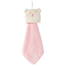 Fees BEBE 收納擦手巾 熊熊, 粉色, 1個