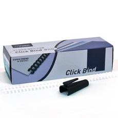 PAPER FRIEND 3:1 裝訂機相容 活頁扣環 50入 + 裝訂鎖套組, 1個, 8mm, 白色